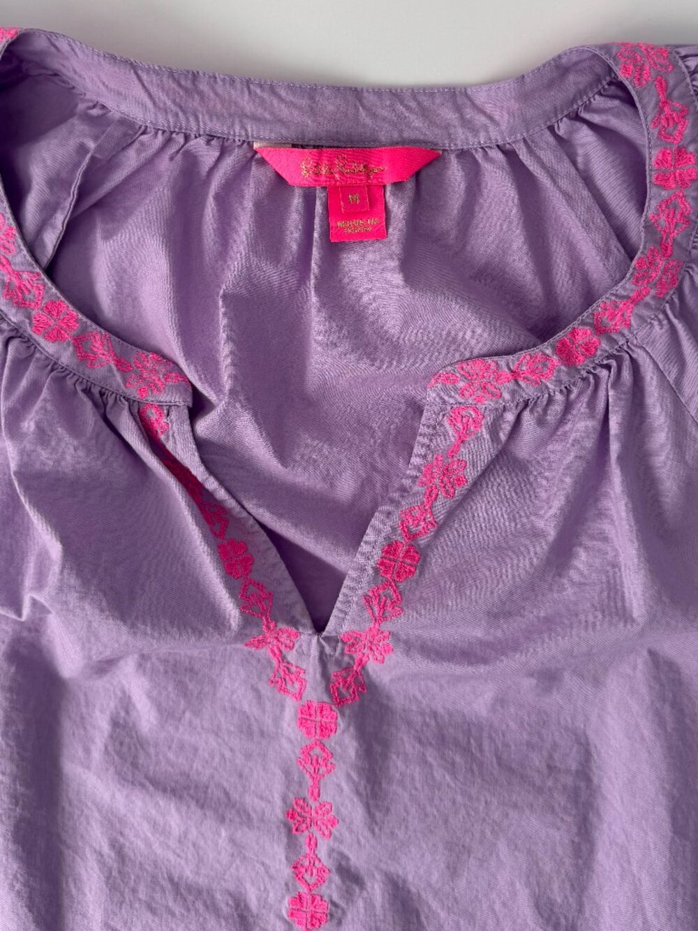 Lilly Pulitzer Bohemian Ravina Tunic Top In Purple Iris Size M View 5
